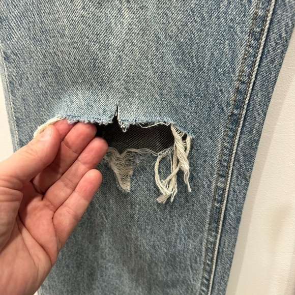 Unpublished Anthropologie Willa Vintage Mom Fit Jeans Straight Leg Size 32 - Picture 5 of 8